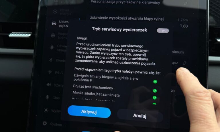 Tryb serwisowy w Toyocie – jak wejść i co sprawdzić: wycieraczki, hamulce, bateria 12 V i inne