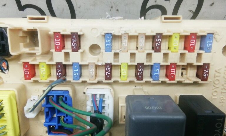 Bezpieczniki Toyota Avensis – pełne schematy wszystkich generacji (2003–2018)