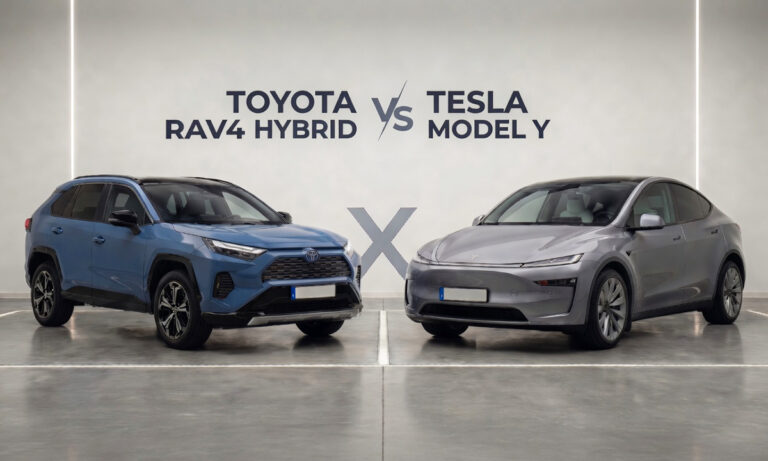 Koszty utrzymania Toyota RAV4 Hybrid vs Tesla Model Y – co się bardziej opłaca w 2026 roku?