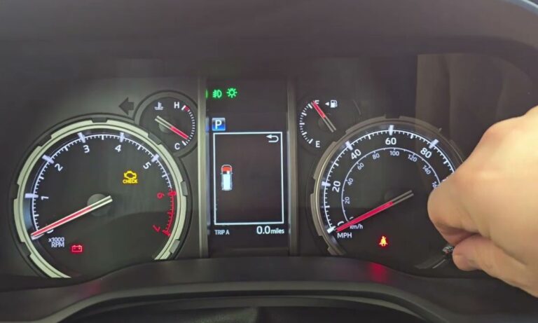 Jak zresetować wskaźnik wymiany oleju w Toyota 4Runner – instrukcja