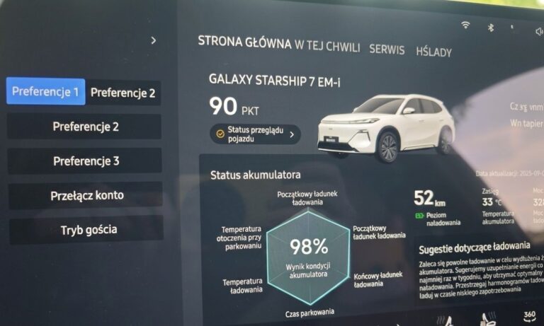 Jak skasować inspekcję serwisową w Geely – EX5, Starray EM-i i inne modele